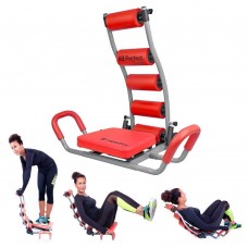 Коляска для мишок брюшного преса inSPORTline AB Perfect Twist, червона