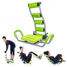 Коляска для мишок брюшного преса inSPORTline AB Perfect Twist, зелена