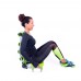Коляска для мишок брюшного преса inSPORTline AB Perfect Twist, зелена