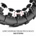 Хула-хуп з обважнювачем HMS HHW01 чорний та поясом для схуднення