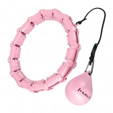 Хула-хуп з тягарцем PlusSize HMS HHW11 60-126 см, рожевий