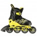 Роликові ковзани Nils Extreme NA11010 розм. S 31-34 чорно-жовтий