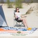 Крісло туристичне розкладне Nils Camp NC3080 сірий/лайм