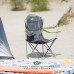 Крісло туристичне розкладне Nils Camp NC3080 сірий/лайм