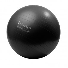 М'яч гімнастичний HMS YB02 Anti-Burst Black 65см