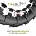 Хула-хуп з тягарцем HMS Plus Size Set HHW12, чорний