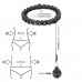 Хула-хуп з тягарцем HMS Plus Size Set HHW12, чорний