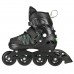 Роликові ковзани 2в1 Nils Extreme NH11912A розм. S 31-34 чорно-зелений