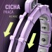 Хула-хуп магнітний з тягарцем та лічильником HMS Set HHM14, фіолетовий