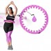 Хула-хуп з обважнювачем HMS HHW12 Plus Size, 48-125см, фіолетовий