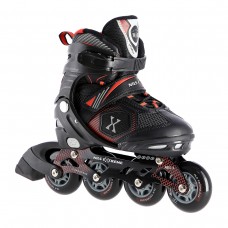 Роликові ковзани Nils Extreme NA9080 розм. S 31-34 чорно-червоний