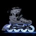 Роликові ковзани 2в1 Nils Extreme NH10905 LED розм. S 31-34 білий