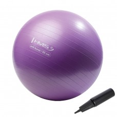 М'яч гімнастичний HMS YB02 Anti-Burst Violet 65см