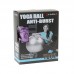 М'яч гімнастичний HMS YB02 Anti-Burst Violet 65см