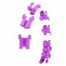 Хула-хуп з тягарцем HMS Set HHW12, фіолетовий