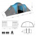 Туристичний намет Nils Camp NC6031 Highland синій-сірий