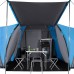 Туристичний намет Nils Camp NC6031 Highland синій-сірий