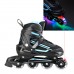 Дитячі роликові ковзани Nils Extreme NJ19803A LED розм. S31-34 синій
