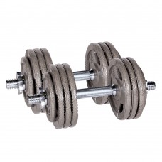 Одноручний набір гантелей inSPORTline Hamerton 2 x 20 кг