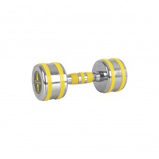 Хромована гантель inSPORTline Yellsteel 7 кг