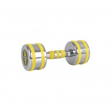 Хромована гантель inSPORTline Yellsteel 8 кг