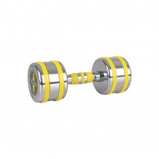 Хромована гантель inSPORTline Yellsteel 9 кг