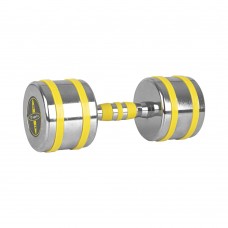 Хромована гантель inSPORTline Yellsteel 14 кг