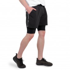 Чоловічі шорти 2-в-1 inSPORTline Closefit Short