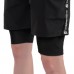 Чоловічі шорти 2-в-1 inSPORTline Closefit Short