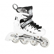 Роликові ковзани 2в1 Nils Extreme NH10905 LED розм. M 35-38 білий