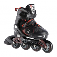 Роликові ковзани Nils Extreme NA9080 розм. L 39-42 чорно-червоний