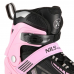 Роликові ковзани Nils Extreme NA11230A LED розм. L 39-42 рожевий