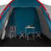 Намет для кемпінгу Nils Camp HighLand NC6031 синьо-сірий