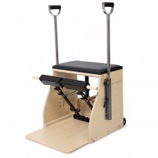 Комбінований стілець з дерев'яною основою Elina Pilates ELN 400011 Black
