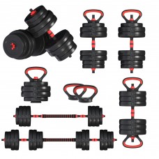 Гантелі з функцією штанги 6в1 Fit-On 63кг