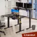 Комп'ютерний стіл з електрорегулюванням висоти Casaria 110x60см, чорний Комп'ютерний стіл з електрорегулюванням висоти Casaria 110x60см, чорний