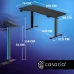Стіл з регулюванням висоти електричний Casaria 160x75, чорний Стіл з регулюванням висоти електричний Casaria 160x75, чорний