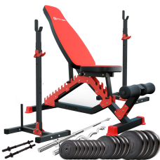 Силовий набір Fit-On FN01 + штанга та гантелі 100кг