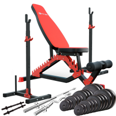 Силовий набір Fit-On FN01 + штанга та гантелі 110кг