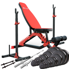 Силовий набір Fit-On FN01 + штанга та гантелі 135кг