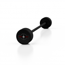 Штанга прогумована Marbo Sport 30кг, чорний матовий