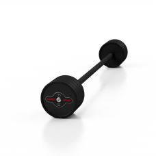 Штанга прогумована Marbo Sport 35кг, чорний матовий