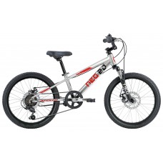Велосипед 20" Apollo NEO Disc+ 6s boys Brushed Alloy / Red / Black