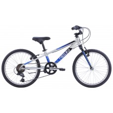 Велосипед 20" Apollo NEO 6s boys Brushed Alloy / Black / Blue Fade