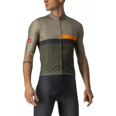 Джерсі Castelli Blocco кор рукав чоловічий зелений XL