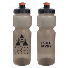 Фляга 0,8 Pridebikes GBT-558LBC Born to grind, дымчатая с черным