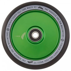 Колесо для трюкового самокату Striker Lighty Full Core V3 Black Pro 110мм Green
