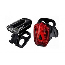 Комплект мигалок Infini LAVA I-260WR1, 4 режими, USB кабель, з кріпл.