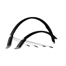 Комплект крил 28" SIMPLA Ubiquit SDL 45mm, з бризковиками, чорні
