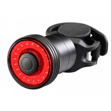 Мигалка ззаду Green Cycle Round Dots, з алюмінієвою рамкою, COB LED, 40 Люмен; 3 режими